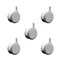 Service Caster 3 Inch MRI Safe Casters, 7/16 Grip Ring Stem, Set of 5, 5PK SCC-GR02S75-TPR-GRY-71678-MRI-5 - alternate 1